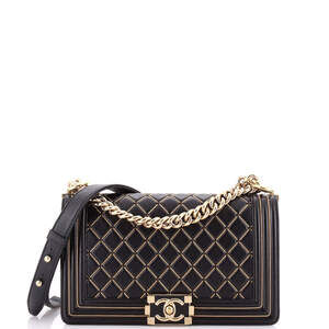 Chanel Old Medium Boy Flap Bag